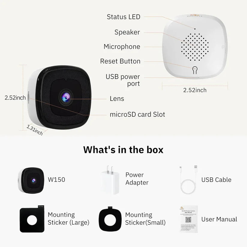 ChroMax 3MP 2K Dual-Band Indoor Security Cam