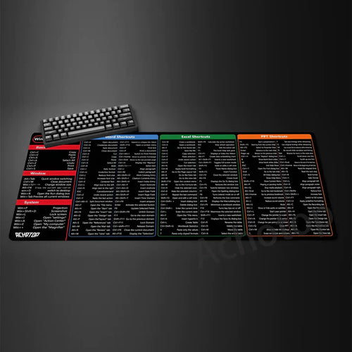 Desktop mat with mouse pad