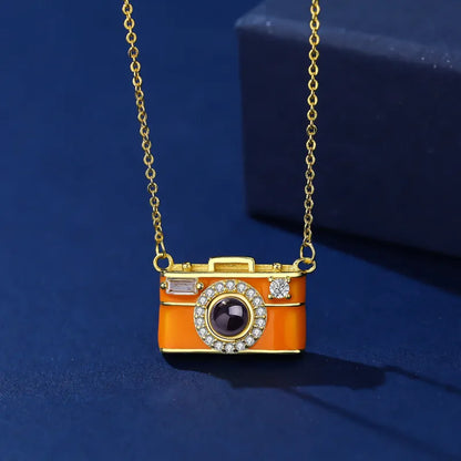 Customizable Camera Projector Necklace