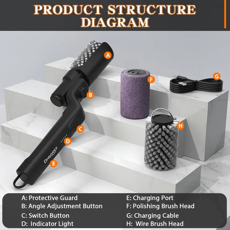Upgraded Electric Grill Brush
