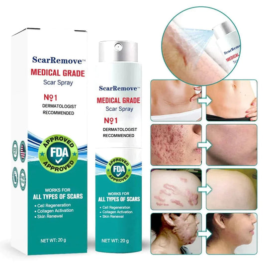 ScarRemove™ Advanced Scar Spray For Acne Scars. Surgical Scars and Stretch Marks
