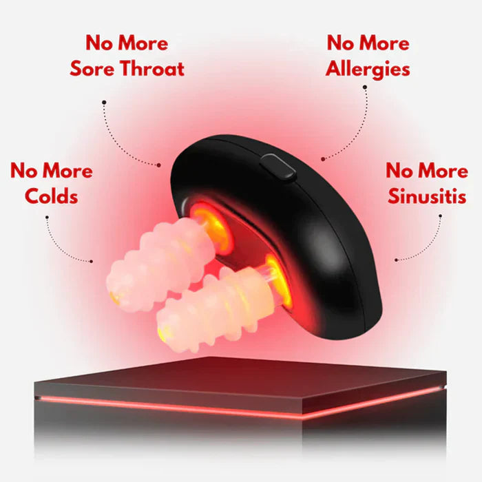 OVEALLGO™ RESPIRELIEF RED LIGHT NASAL THERAPY INSTRUMENT