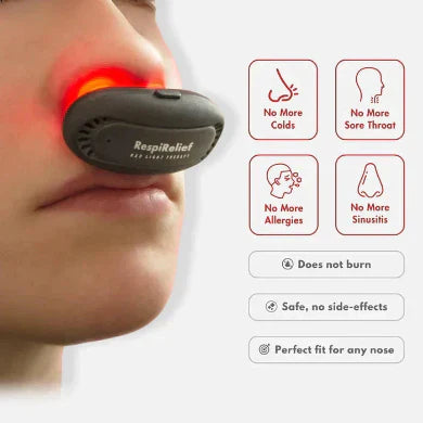 OVEALLGO™ RESPIRELIEF RED LIGHT NASAL THERAPY INSTRUMENT