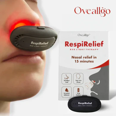 OVEALLGO™ RESPIRELIEF RED LIGHT NASAL THERAPY INSTRUMENT