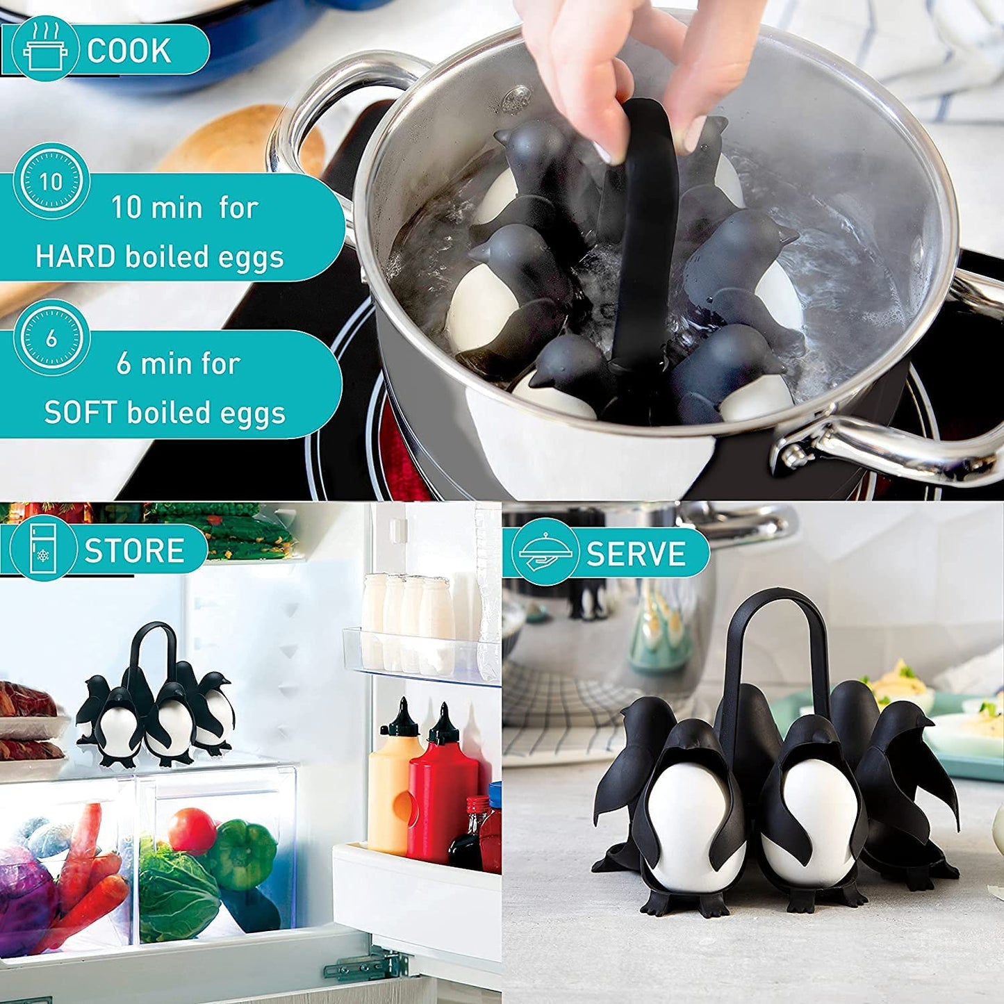 Cute Penguin Egg Holder