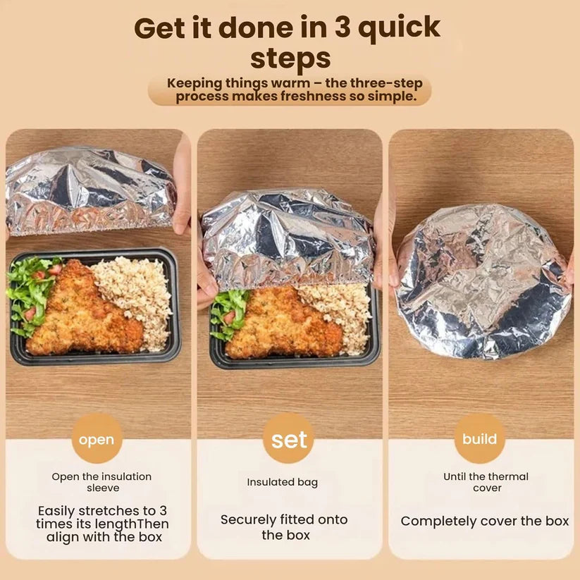 Reusable Aluminum Foil Food Covers